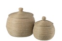 Panier Rond en Fibre Naturelle