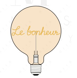Ampoule Elio - Le Bonheur (ambrée)