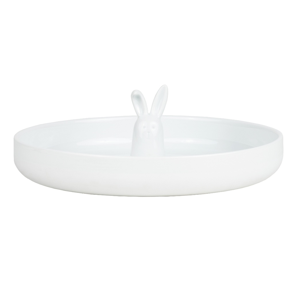 Plat en Porcelaine - Lapin