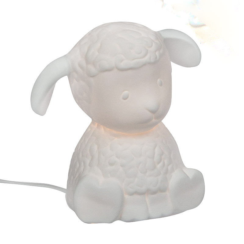 Lampe en Porcelaine - Mouton