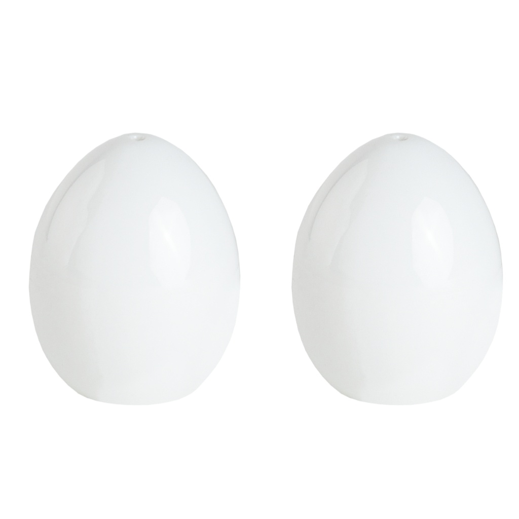 Salière & Poivrier - Oeuf en Porcelaine