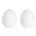 Salière & Poivrier - Oeuf en Porcelaine