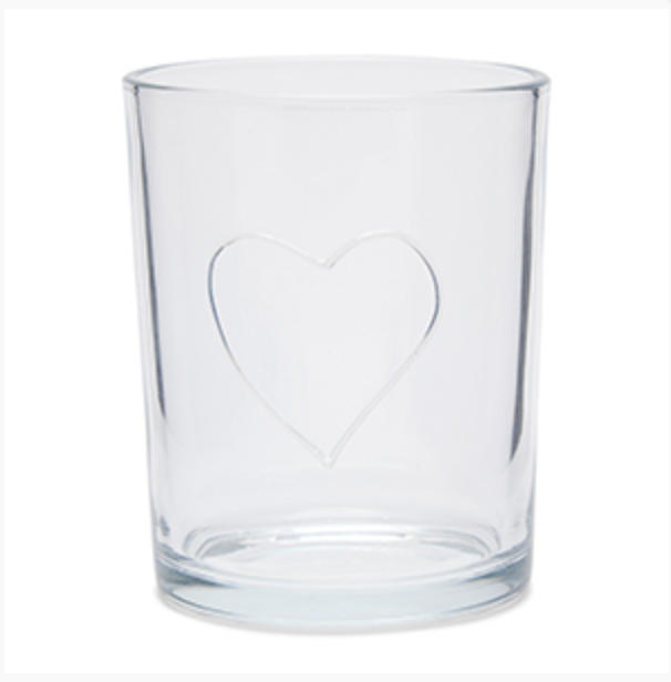 Photophore en Verre - Coeur