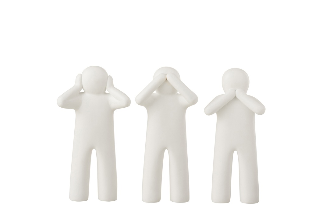 Bonhomme Blanc à Poser