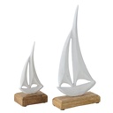 Décoration à Poser - Voilier Blanc