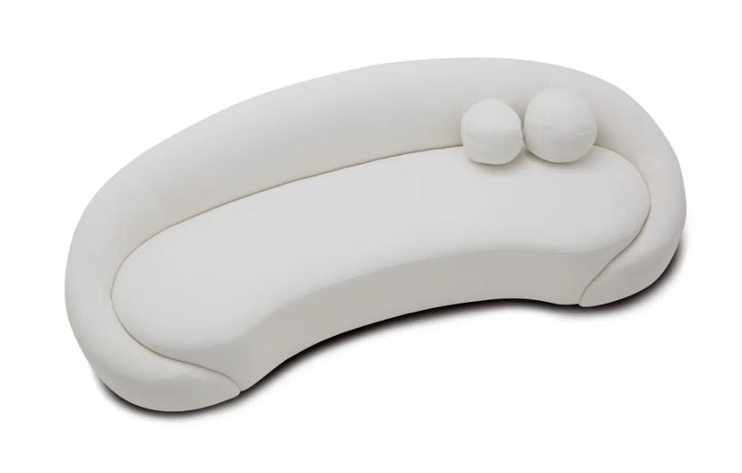 Canapé Blanc - Marisa (210 cm)