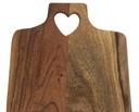 Planche en bois Acacia « Coeur » M