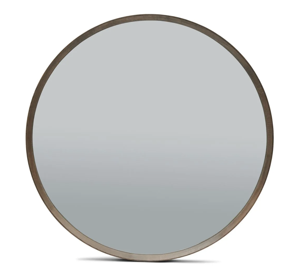 Miroir Rond - Bois