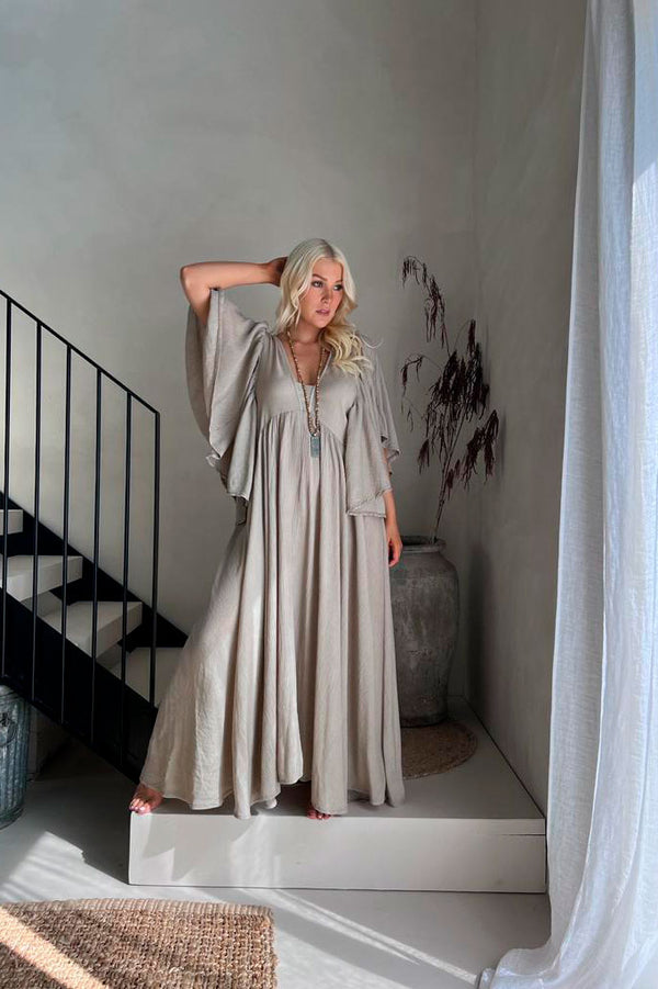 BYPIAS - Robe Venus (taupe)