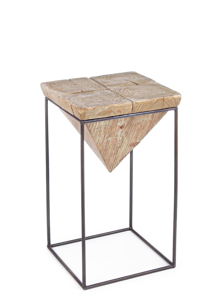 Tabouret en Bois & Métal - Prisme
