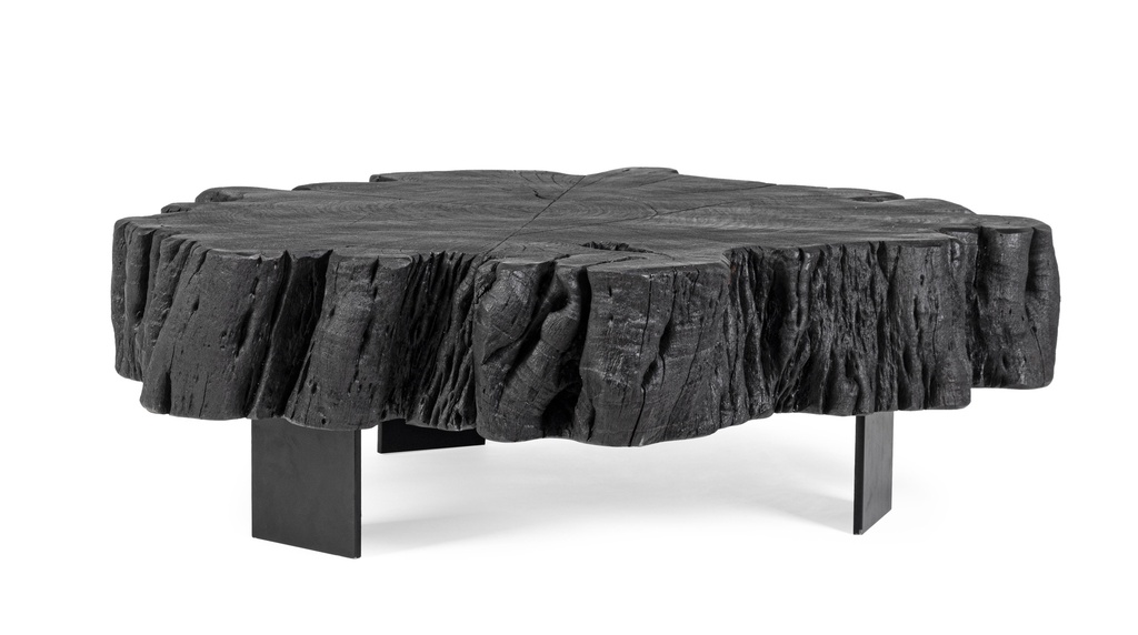 Table Basse en Bois Noir - Keli