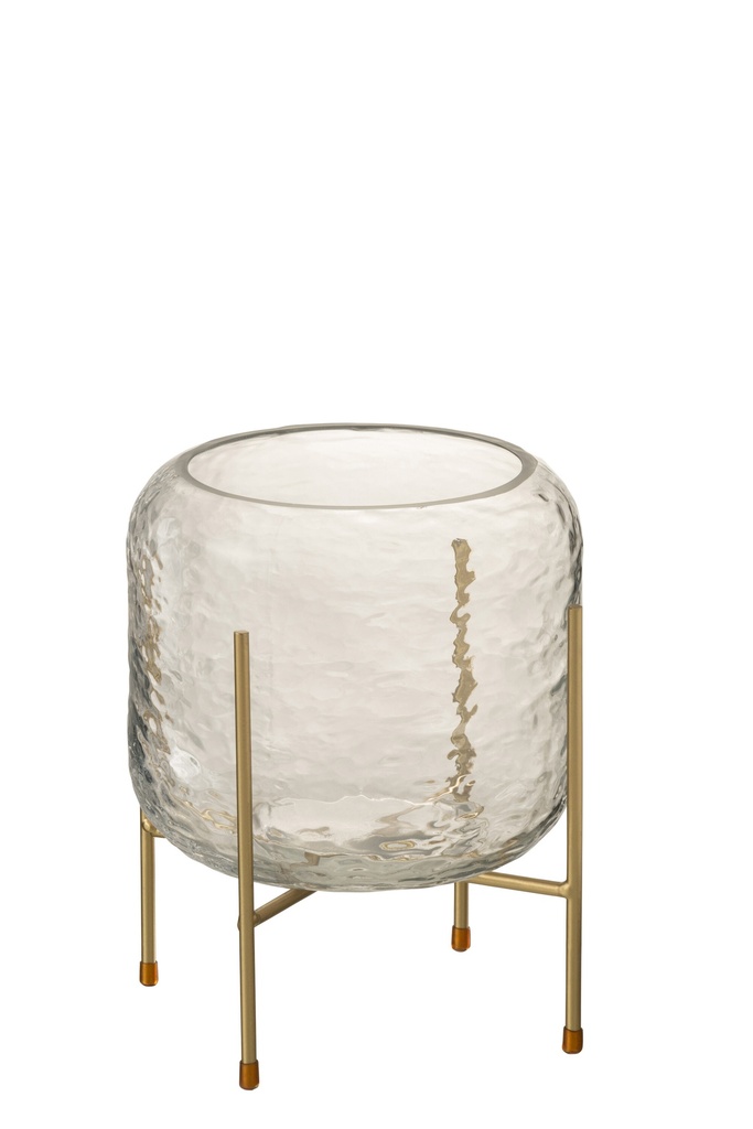 Vase rond sur pieds