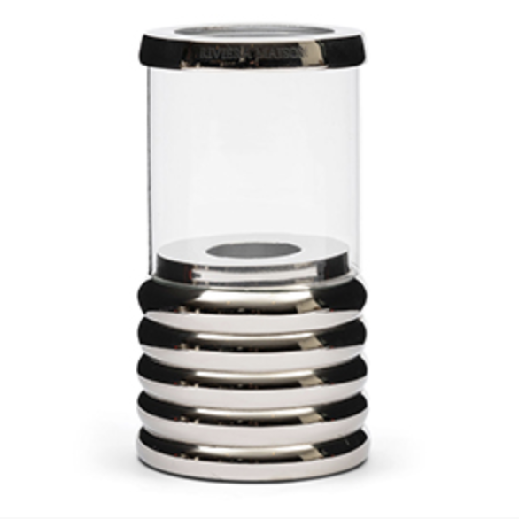 Photophore Verre & Aluminium