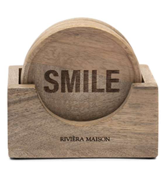 Sous-Verre en Bois - Smile