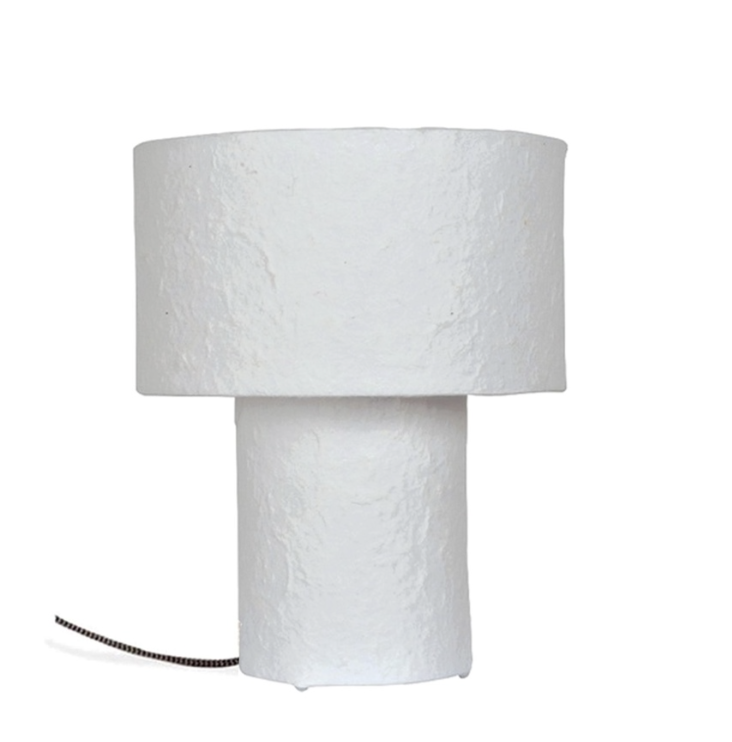 Lampe à Poser en Papier Mâché - Saturne