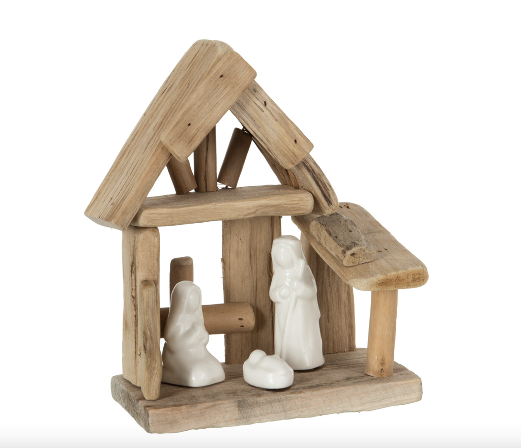 Crèche en Bois - Naturel