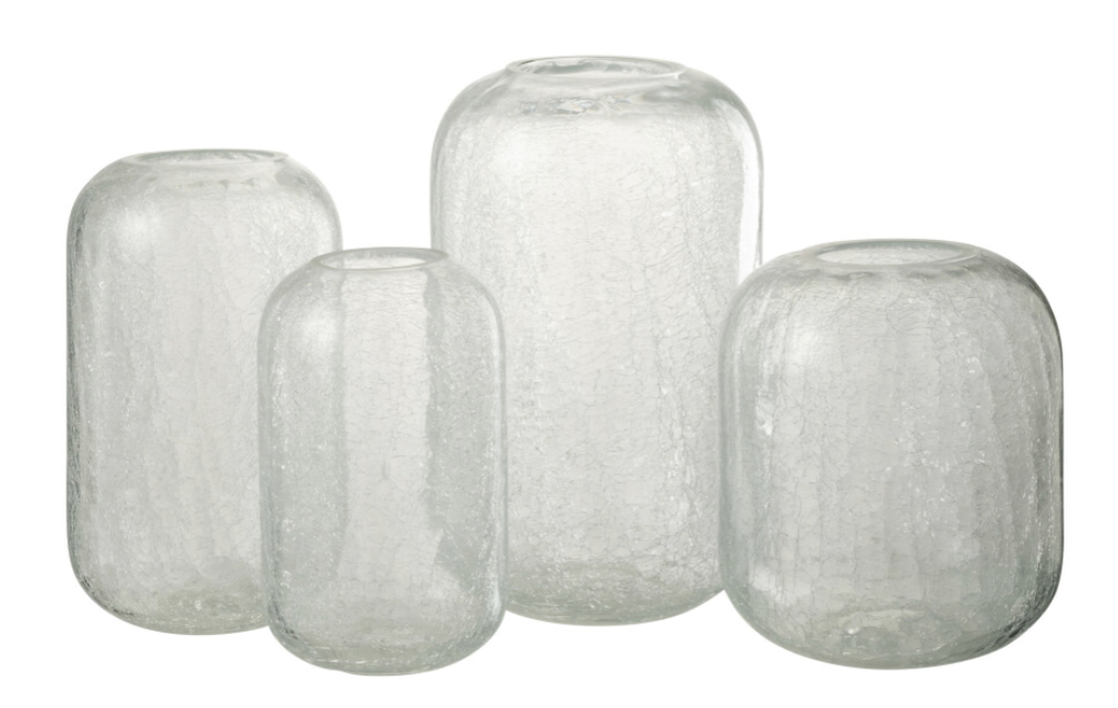 Vase en Verre - Craquelé (Grand)