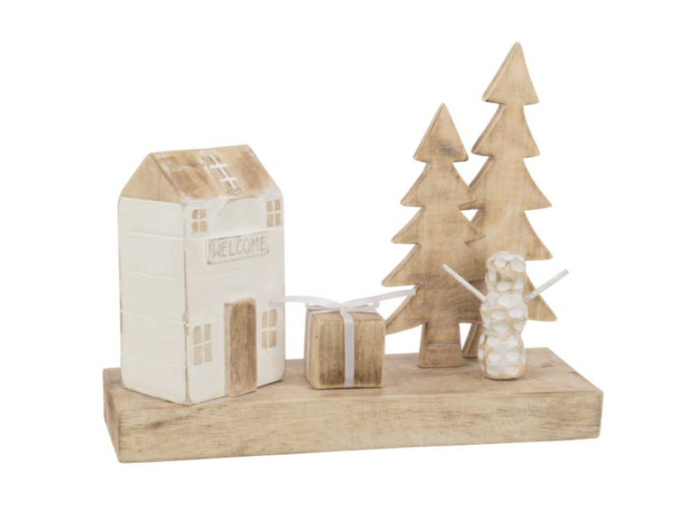 Maison de Noël en Bois