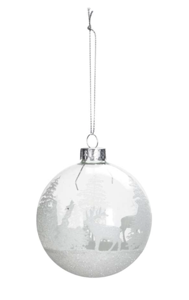 Boule de Noël - Forêt & Renne