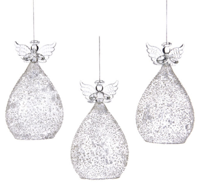 Décoration de Noël - Ange Perlé