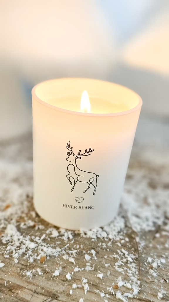 Bougie - Hiver Blanc