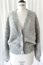 ​​​​​​BYPIAS - Cardigan Court Mohair Dream (pearl grey)