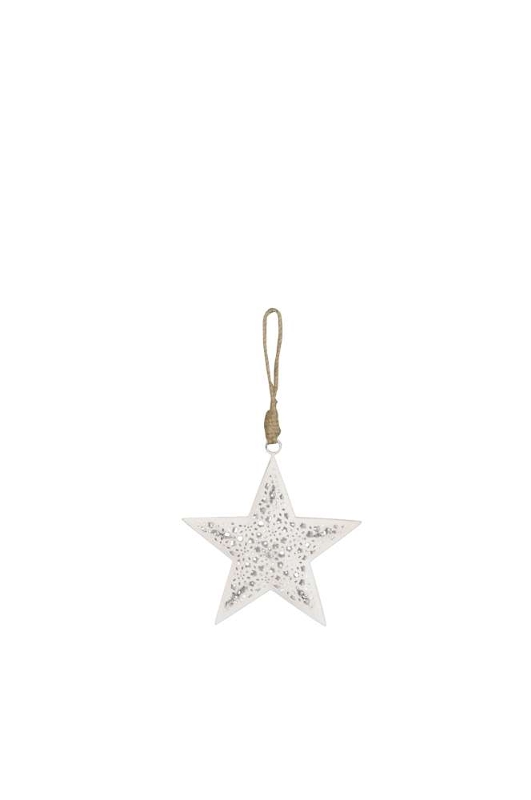 Etoile Métal Blanc (grand)