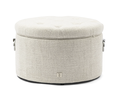 Pouf en Lin - Rangement