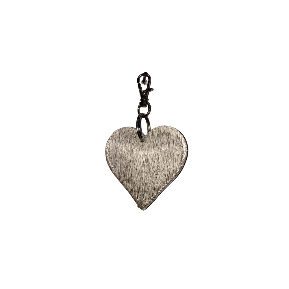 Porte-Clé - Mini Coeur (gris)