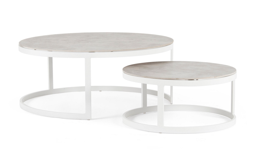 Table Basse en Aluminium - Sanulat (2p.)