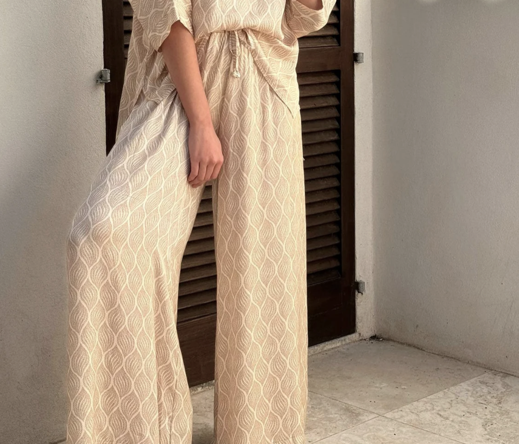BYPIAS - Pantalon Kaylen (beige)