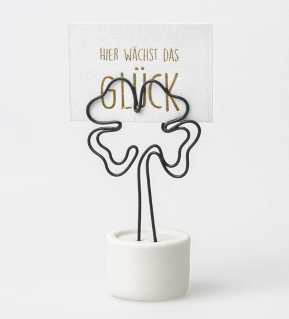 Porte-Carte - Pot de Fleur (Trèfle)