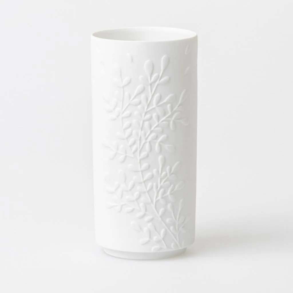 Vase en Porcelaine - Fleurs & Pissenlit (Grand)