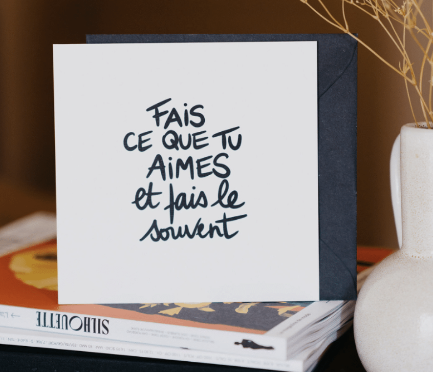 Carte Mantra - Fais ce que tu aimes...