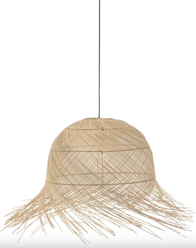 Lampe Suspension - Boule Rotin