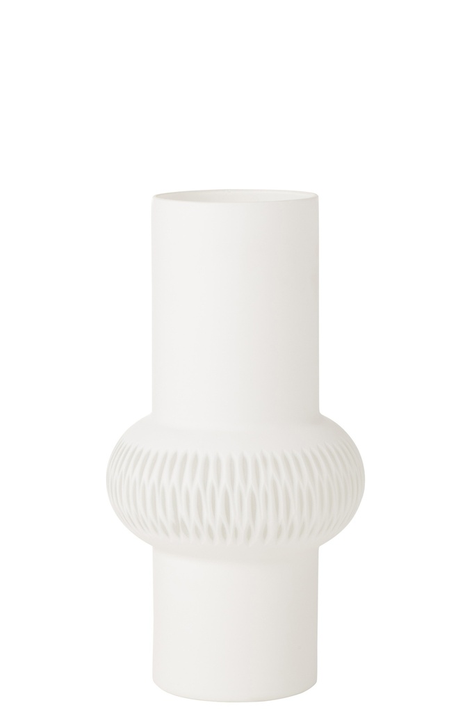 Vase en Verre - Blanc (Grand)