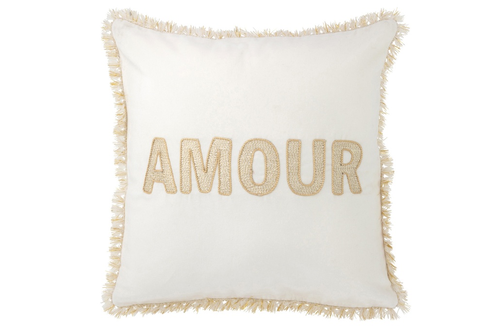 Coussin - Amour Or 45x45