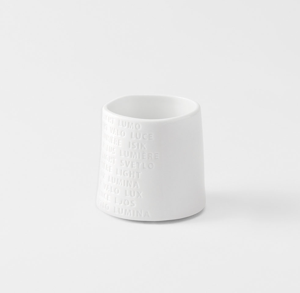 Photophore en Porcelaine