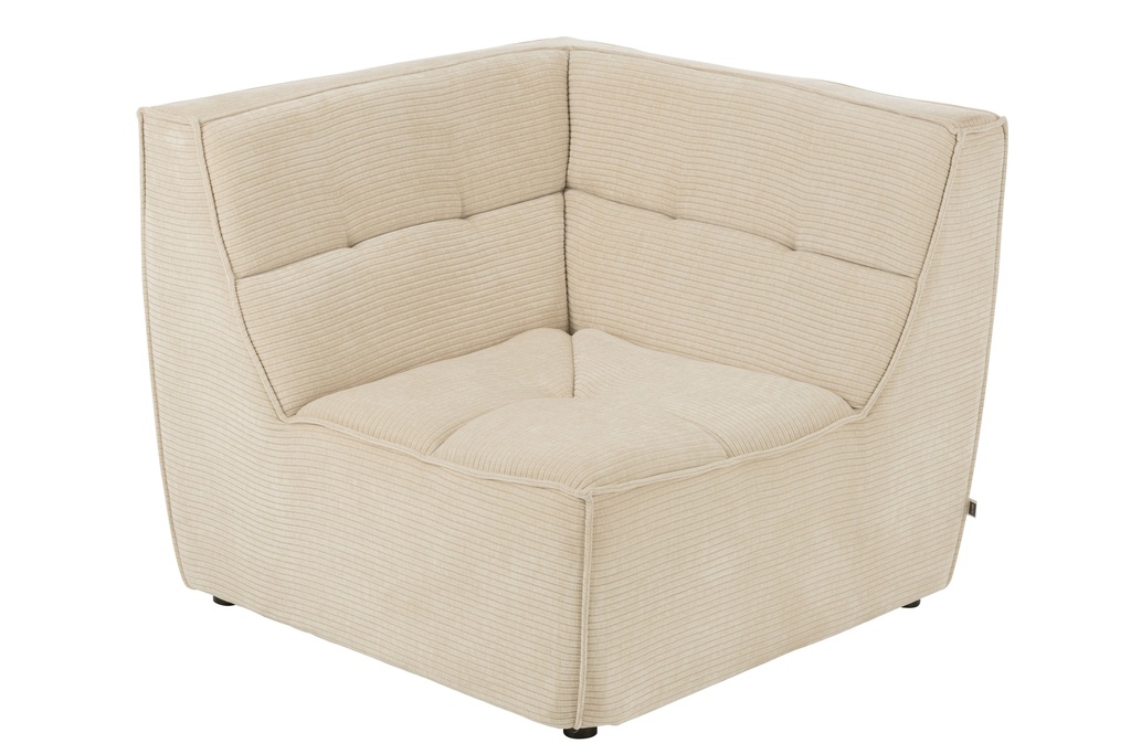 Canapé Mondo - Module Coin (beige clair)