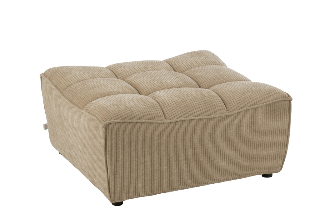 Canapé Mondo - Module Pouf (beige foncé)