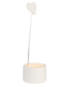 Photophore en Porcelaine - Coeur