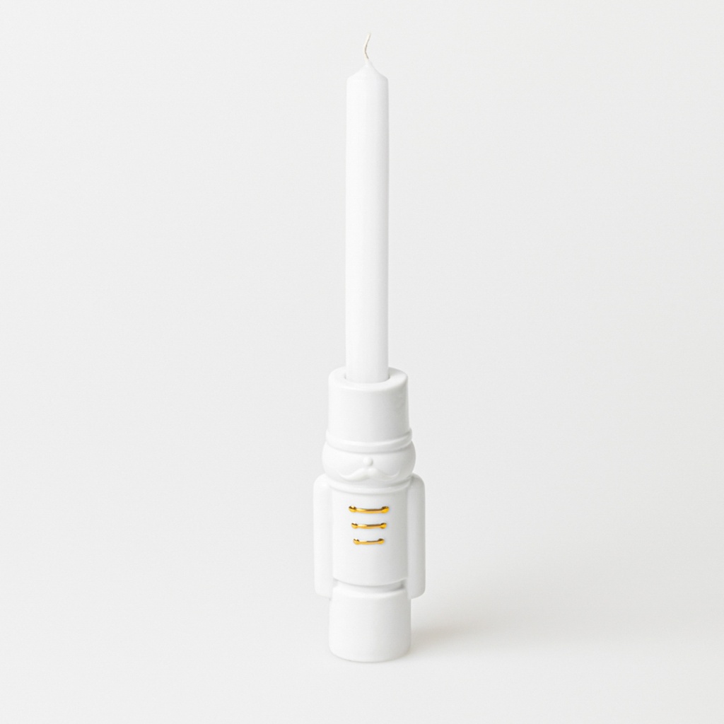 Bougeoir en Porcelaine - Soldat (petit)