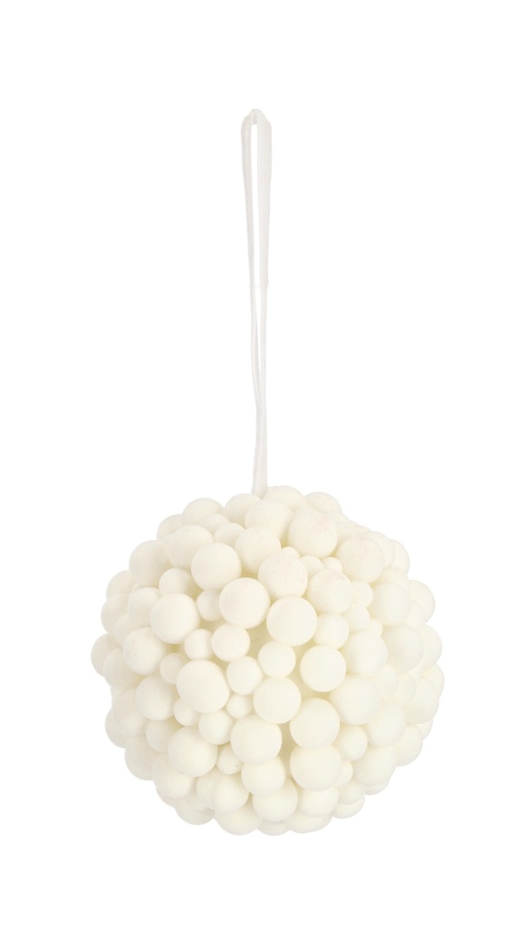 Boule de Noël - Chester (blanc) (Petite)