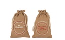 Sac Jute - Hotte du Père Noël (petit)