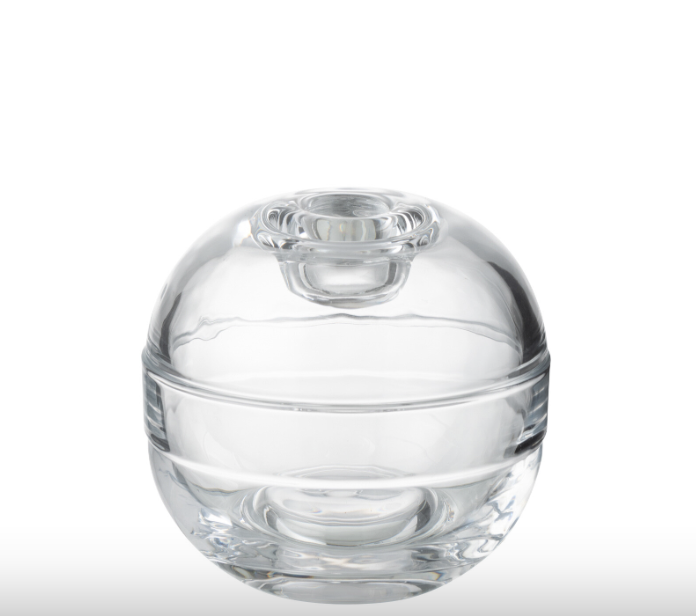 Bougeoir en Verre - Boule