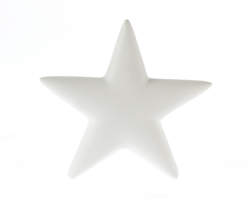 Étoile en Céramique - Blanc (grand)