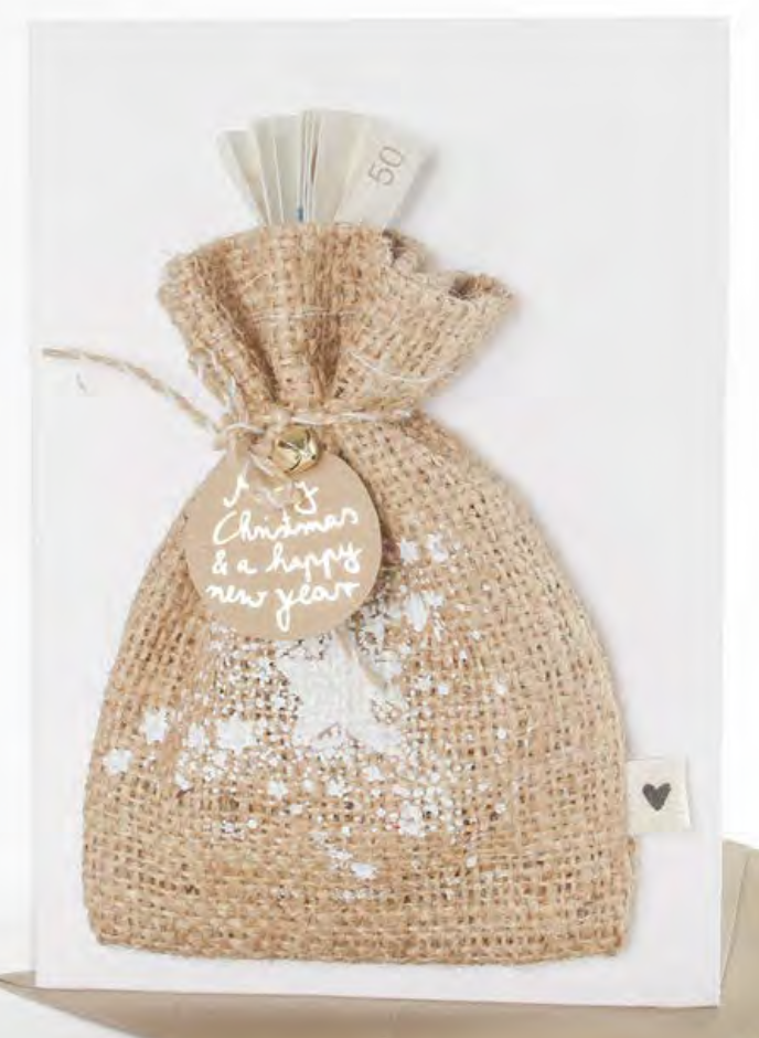 Carte - Sac en Jute & Billet
