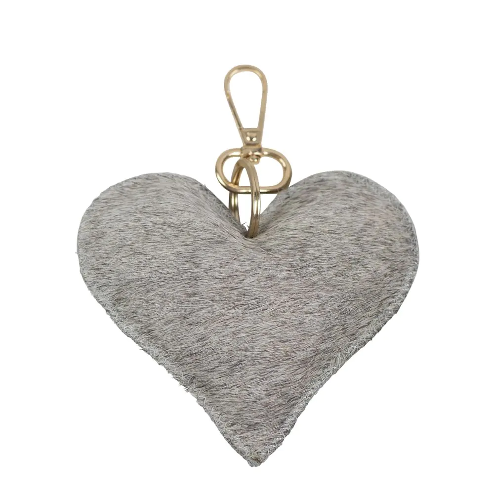 Porte-clé - Coeur (cuir)
