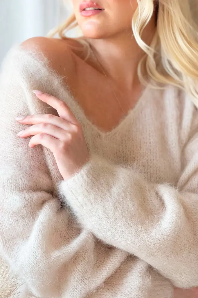 BYPIAS - Pull Mohaire Heaven (beige)