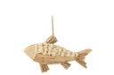 Poisson en Bois à Suspendre